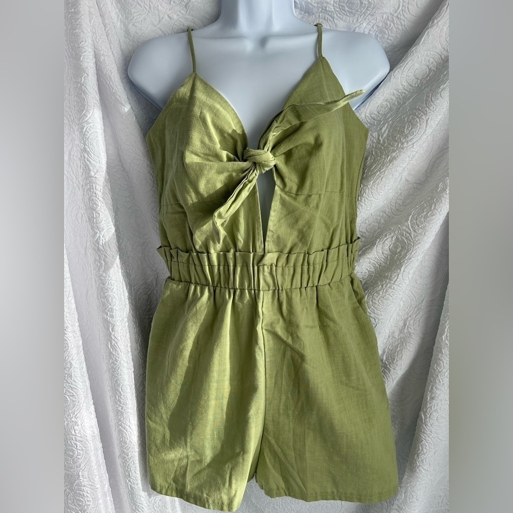 One ❤️ Clothing Los Angeles twist front romper